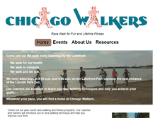 Tablet Screenshot of chicagowalkers.org
